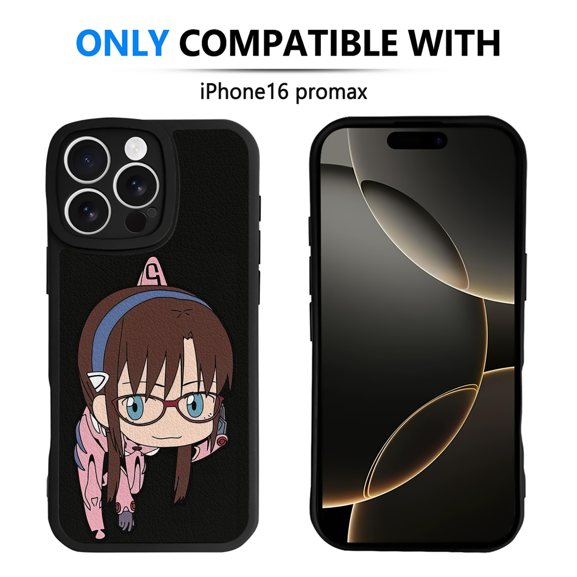 （画像用） EVA 新世紀エヴァンゲリオン 【iPhone 16シリーズ対応】シリコンスマホケース（レザー調） 材質：シリコン
